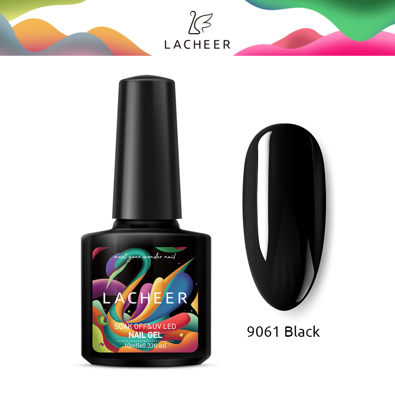 

Lacheer 48 Colors 10ML Led Gel Nail Polish Semi Permanent Hybrid Gellak UV Nail Polish Art Manicure Long Lasting Gel Lacquer, 9068