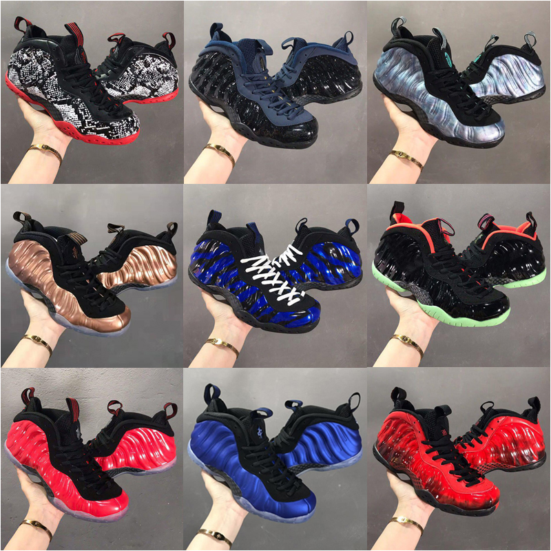 

New Penny Hardaway Foam One Vandalized USA Doernbecher Purple Camo Kids Mens Basketball Shoes Foams Trainers Fashion Casual Sneakers, As photo 9