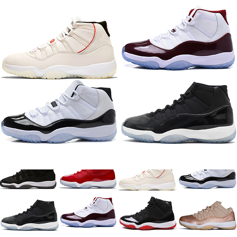 

Cheap New 11 Space Jams Bred Number 45 Best New Concord Basketball Shoes Men Women shoes 11s Gym Red Navy Gamma Blue 72-10 Sneakers designer, #07 high platinum tint