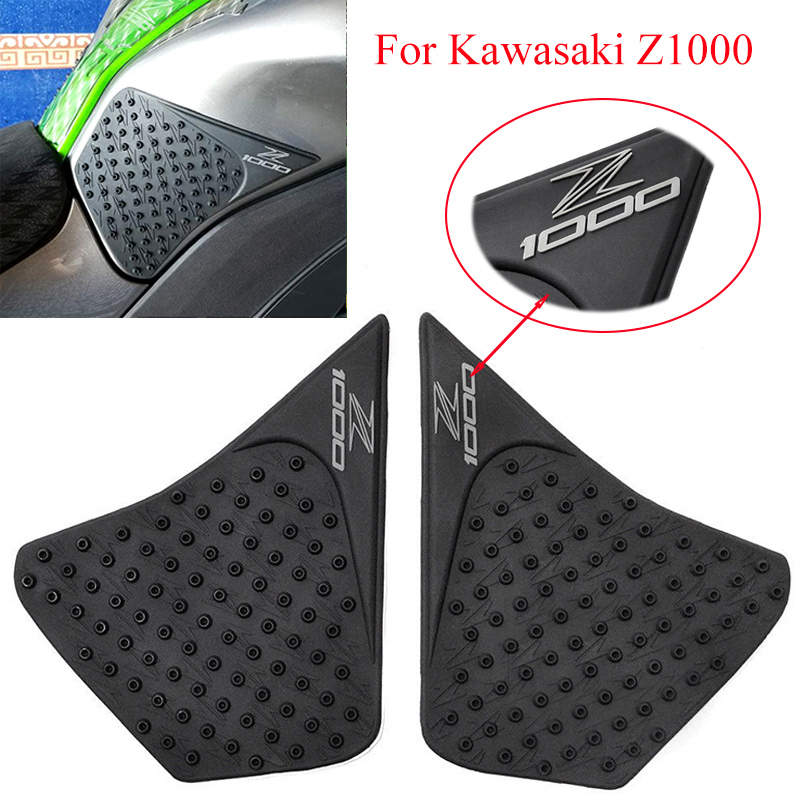 Motorcycle Gas Tank Pad Traction Side Pads Gas Fuel Knee Grip Decal Protector For Kawasaki Z1000SX 2010-2015