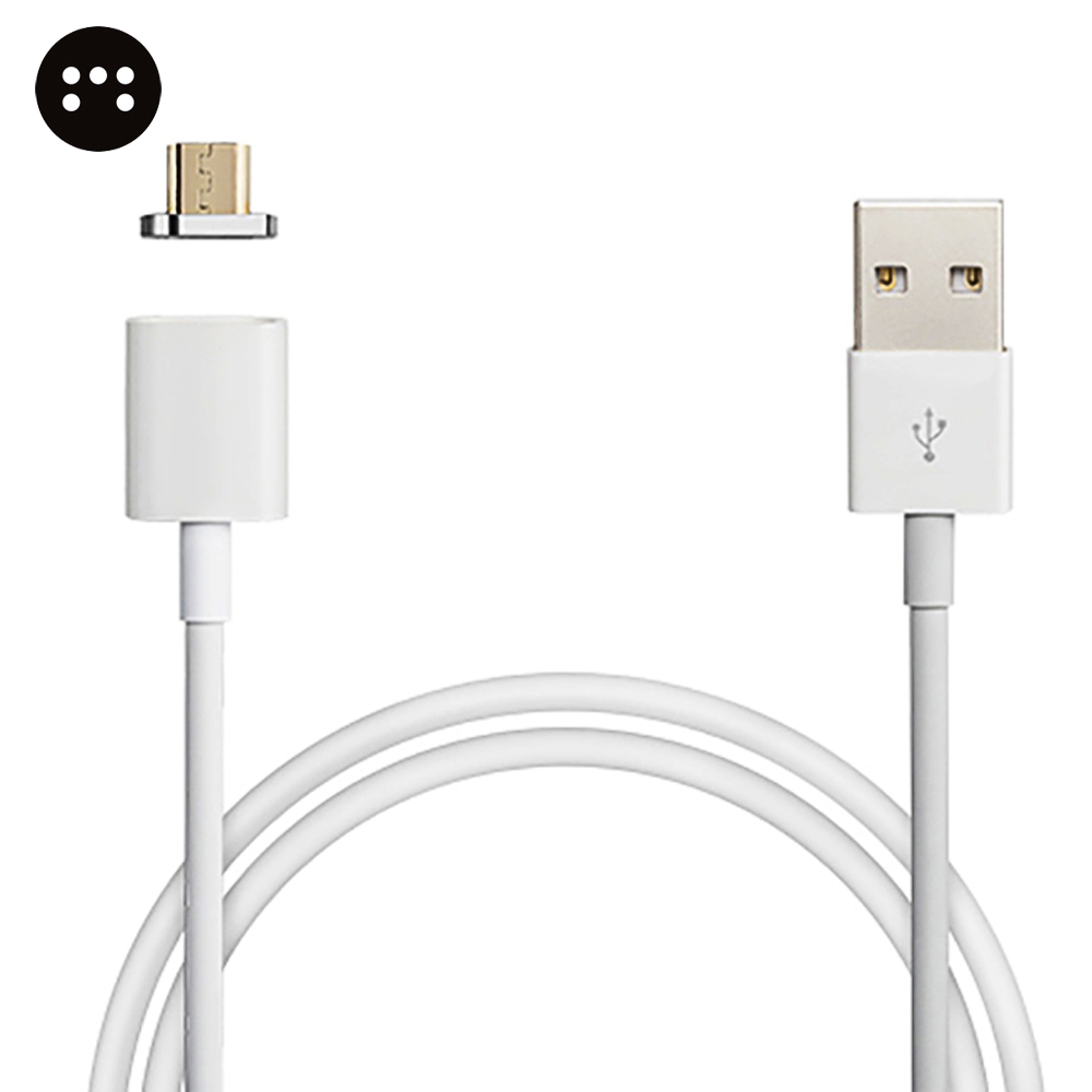 

Moizen M1 Magnetic Micro USB Adapter Charging Data Transmission Cable 1M, White