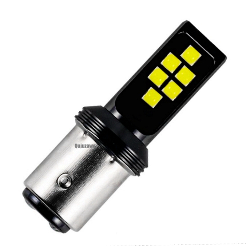 

1PCS 1157 P21/5W BAY15D 12 SMD CREE Chips LED Car Tail Lamp Turn Signals Auto Brake Bulb Daytime Running Light White Red Yellow, As pic