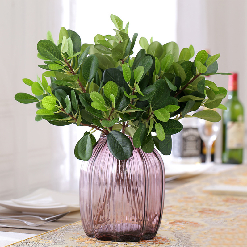

Artificial Green Plant Fake Plants Tropical Leaves for Wedding Home Garden Decoration Fall Decoration Eucalyptus Leaves