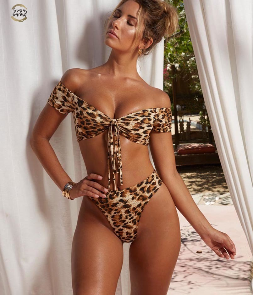 frill waist swimsuit