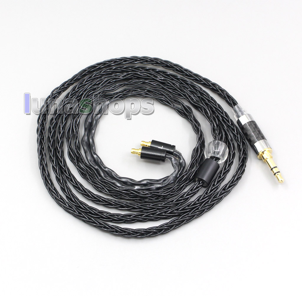 

2.5mm 3.5mm XLR Balanced 8 Core OCC Silver Mixed Headphone Cable For Sennheiser IE400 IE500 Pro LN006460