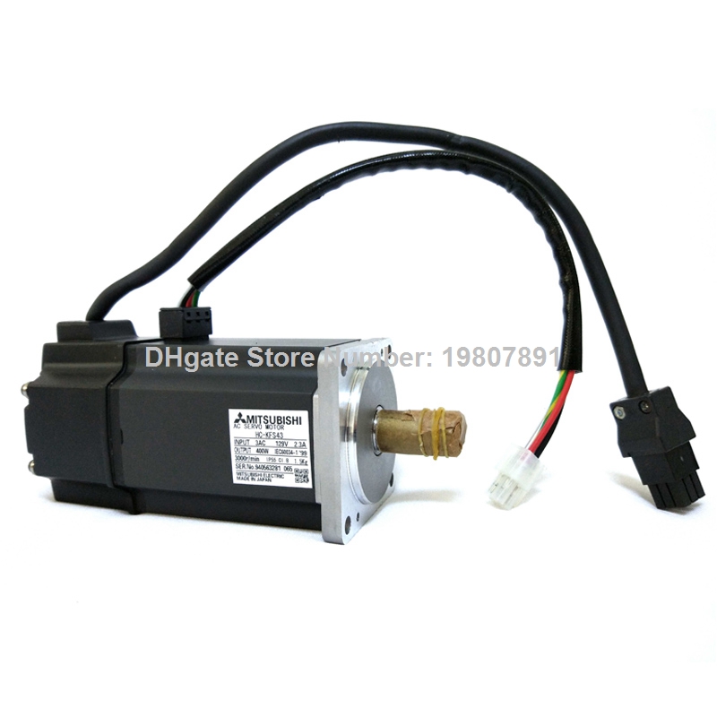 Genuine 400W Servo Motor HC-KFS43 0.4 KW Matching with Servo Motor Drive MR-J2S-40A Free Shipping-image-463772344