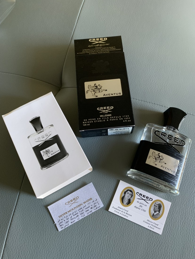 

Dropshipping New Creed aventus perfume for men 120ml with long lasting time good quality high fragrance capactity Hot sale, Silver