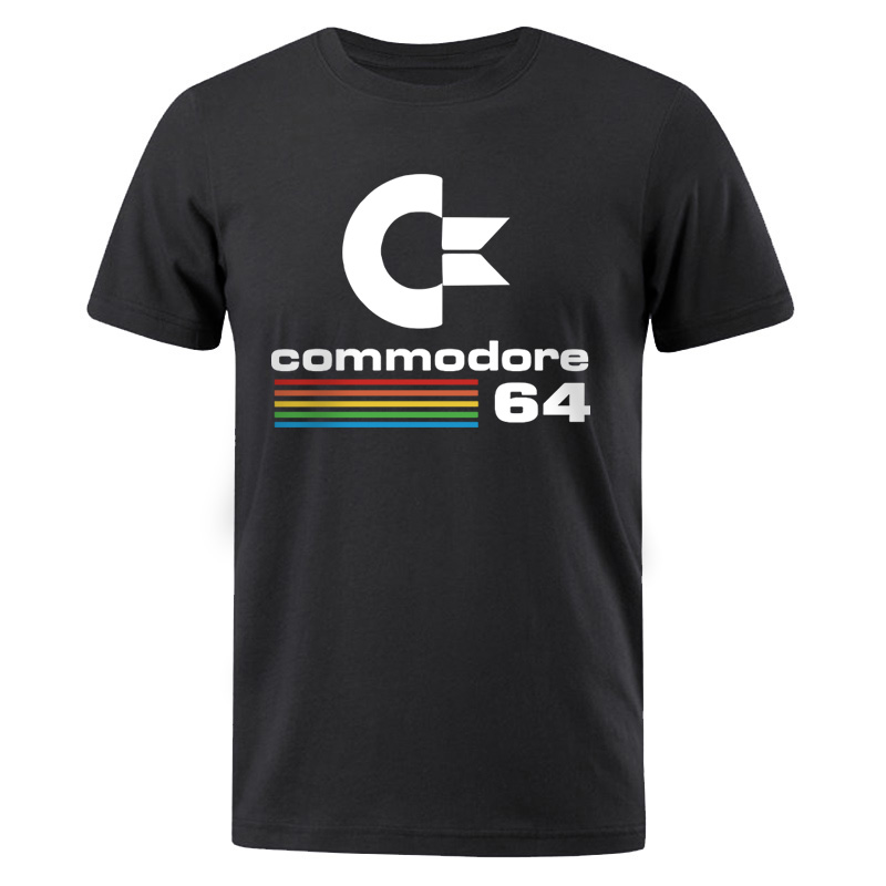Hommes T-shirts 2020 d'été Commodore 64 cool T-shirt d'impression de t-shirt à manches courtes T-shirt Vêtements pour hommes