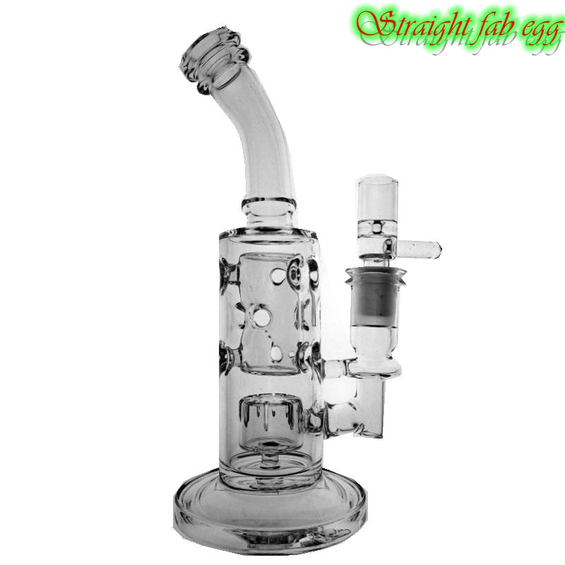 

2020 straight fab egg glass bong matrix bongs seed of life perc copy 14mm Joint smoking water pipe recycler oil rigs dab rig glass pipes