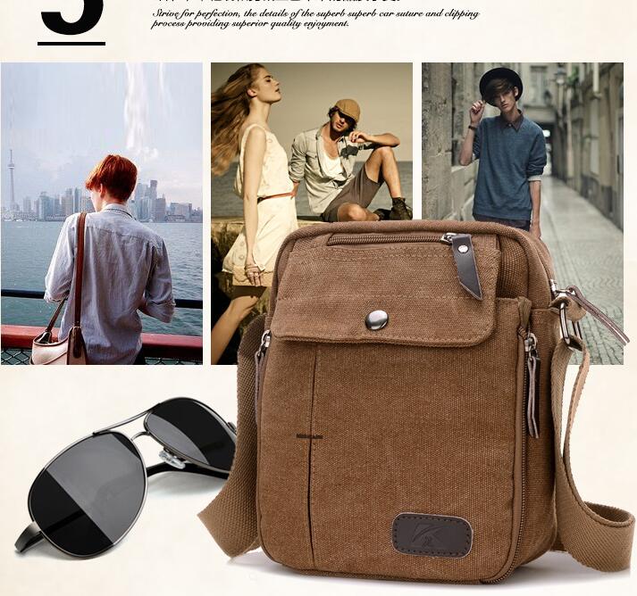 

Multi-function traveling Bags vintage mens women shoulder pouch outdoor hiking cycling chest bag messenger canvas large capacity bags, Mix colors