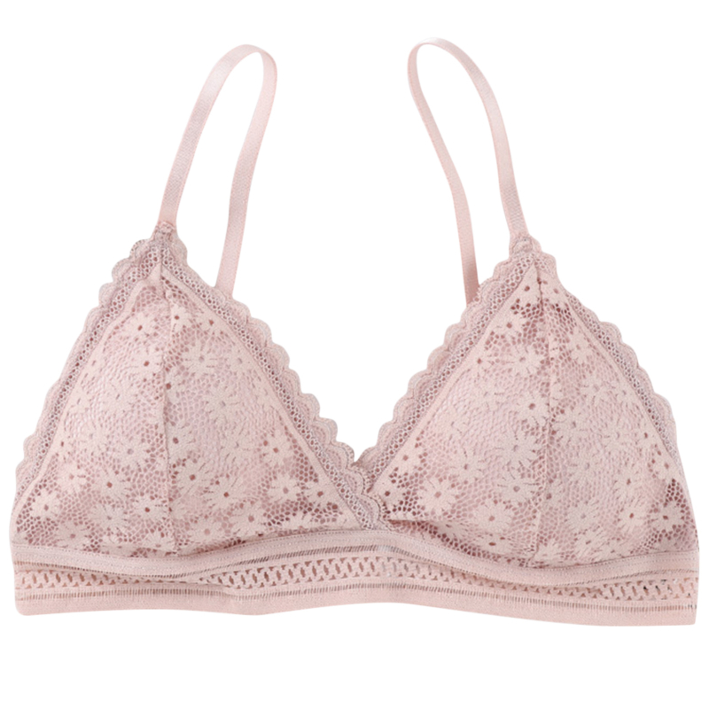 

Women Padded Bras Beauty Back Wrapped Chest Bras Comfortable Lace Sexy Lingerie Breathable Skin-Friendly Solid Color Lingerie, Red wine