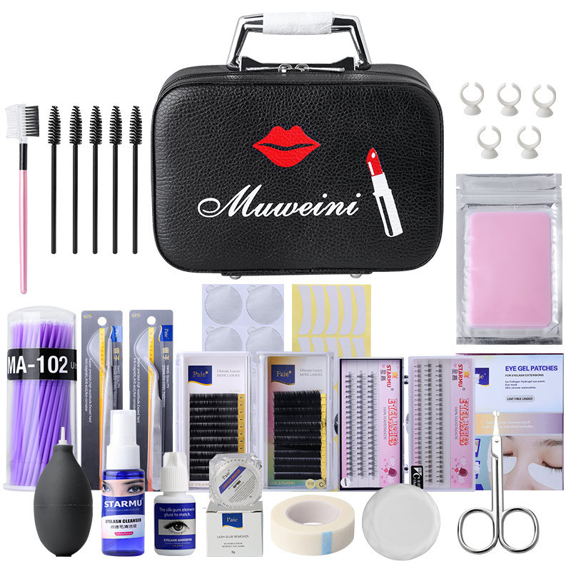 

22pcs/set Beauty Professional Tools Luggage Beautiful Eyelashes Eyelash Tool Set Box Grafting Eyelashes
