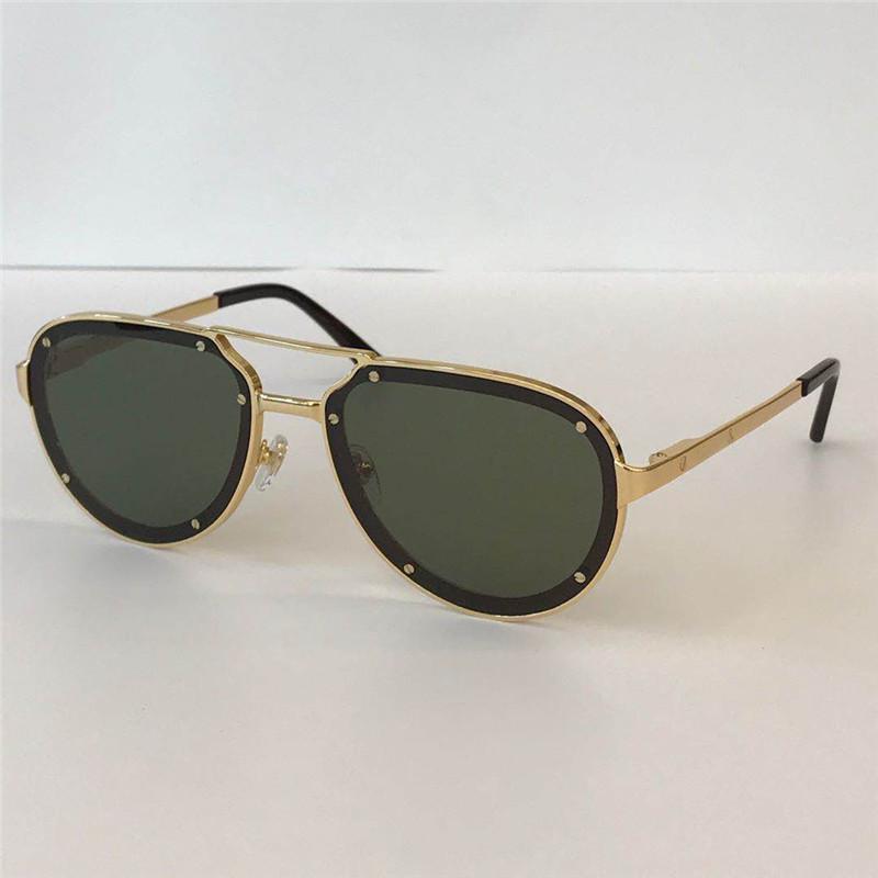 

fashion design sunglasses 0195 pilot frame simple summer pop selling style uv400 outdoor protection eyewear