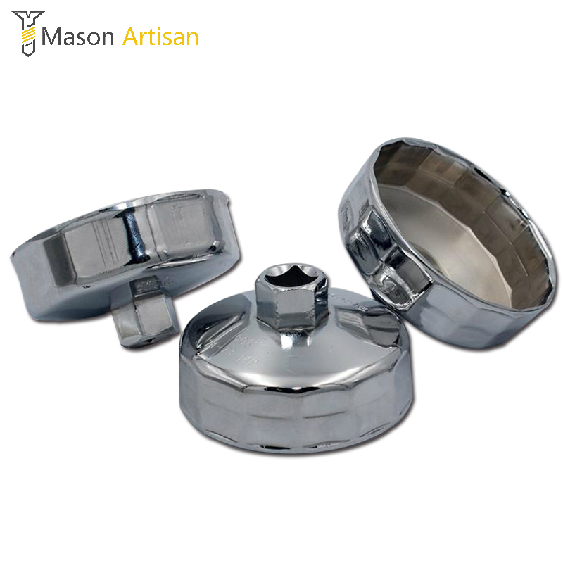 

Tool Steel Oil Filter Wrench Chrome Plated 1/2" Drive 901-915 Cap Oil Filter Removel Tools Auto Repair Tool Socket Wrench