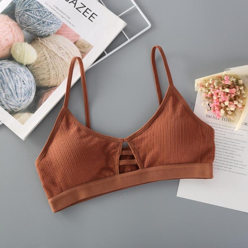 

Sexy Push Up Bras For Women Seamless Bralette Soft Cup Lingerie Sports Padded Vest Wireless Comfortable Brassiere Underwear BR3M, Black