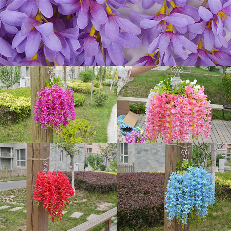 

Artificial Faux Silk Lilac Flower Plant Bouquet Wedding Party Garden Home Elegant Decoration Artificial Flowers Dried Flowers, As photo show