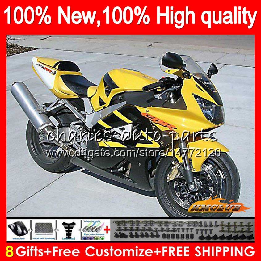 

Bodys For HONDA yellow on sale CBR900RR CBR929 CBR900 RR 900RR 2000 2001 76NO.47 CBR 929RR 900 929 RR CC 900CC 929CC CBR929RR 00 01 Fairings, No. 5