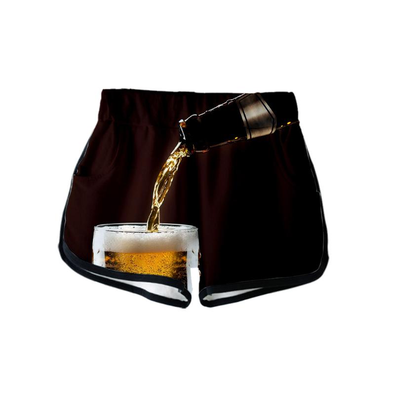 

Beer day 3D New Clothes 2020 Casual 3D Print Women summer sexy shorts 2020 Casual Cool Ladies Hot top sale Shorts Plus Size xxl, Green