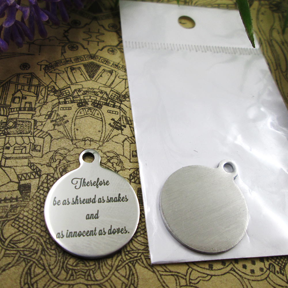 

40pcs--"Therefore be as shrewd as snakes"stainless steel charms more style for choosing DIY Charms pendants for necklace