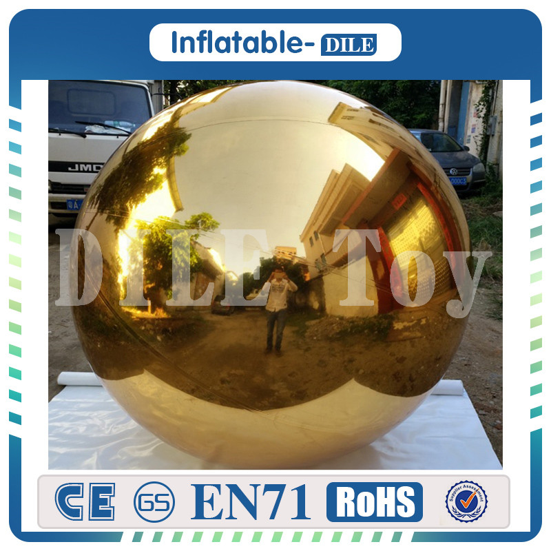 

Silver Golden Inflatable Mirror Ball Advertising Activities Fashion Show Inflatable Mirror Ball for Wedding /Christmas / Halloween Decoratio