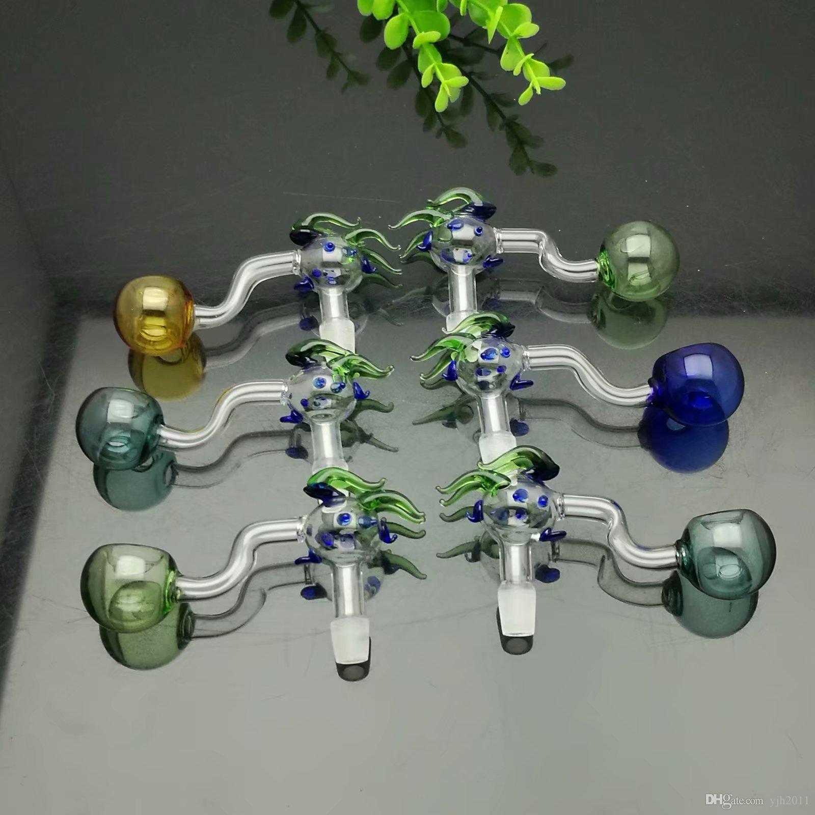 

New color faucet pot in Europe and America Glass Bongs Glass Smoking Pipe Water Pipes Oil Rig Glass Bowls Oil Burn