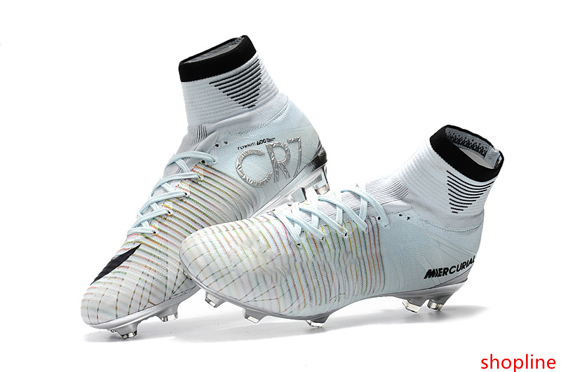 cr7 all white cleats