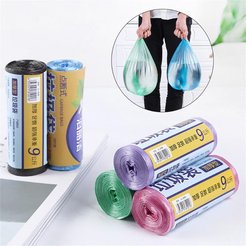 

1Rolls 50Pcs Household Disposable Trash Pouch Kitchen Storage Garbage Bags Plastic Degradable Protection Trash Bags Dustbin