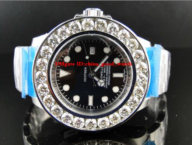 

High Quality Watch 126660 126600 Sea Dweller Deep Diamond Bezel 2813 Automatic Sea Black Dial DATE Mens Watches Wristwatches