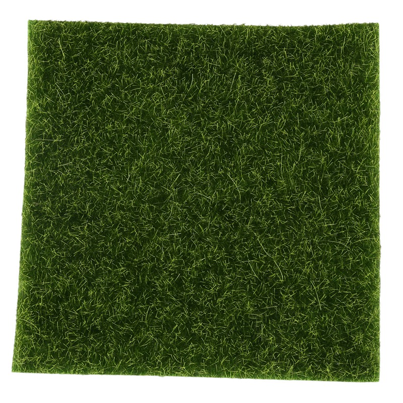 

Mini Emulation Lawn Garden Dollhouse Ornament, Green