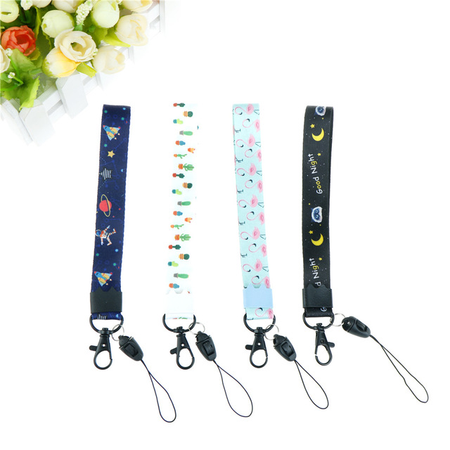 Negro Nylon Cordón Cordones con Lobster Clasps Nuevo Encanto del teléfono celular móvil 100 un