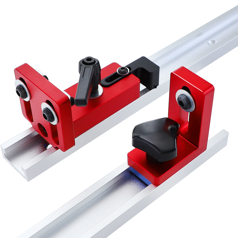

Aluminium 30/45 Type Woodworking Track Stop T-Slot Miter Stop