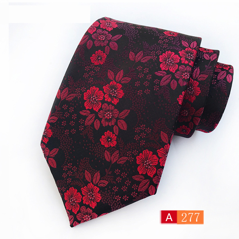 

hot sell Men's tie new polyester high-weft density printed high quality brand limited time promotion for business casual tie gift 10 colors