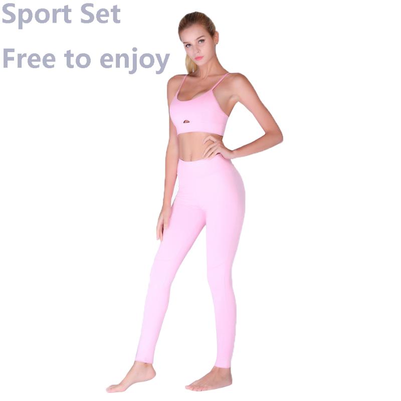 

Conjunto Deportivo Mujer Workout Set Fitness Clothing Gym Set Women For Sports Tracksuit Sexy Tank Crop Tops High Waist Pants, Black