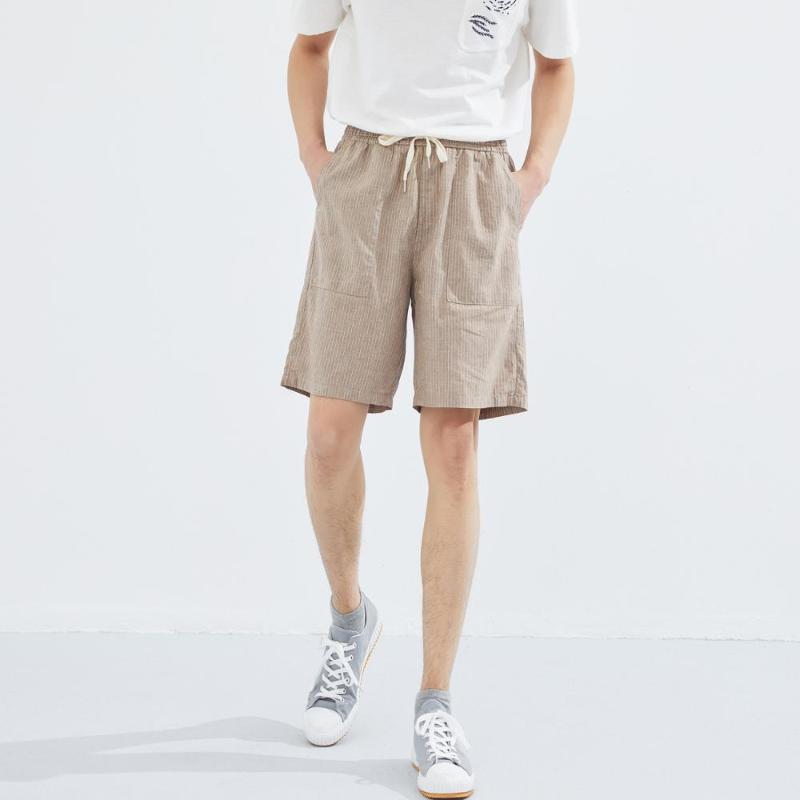 

Metersbonwe 2020 New Men's Summer Casual Short Pants Fashion youth Street sports Shorts Solid Color Breathable Student Shorts, Moon blue black