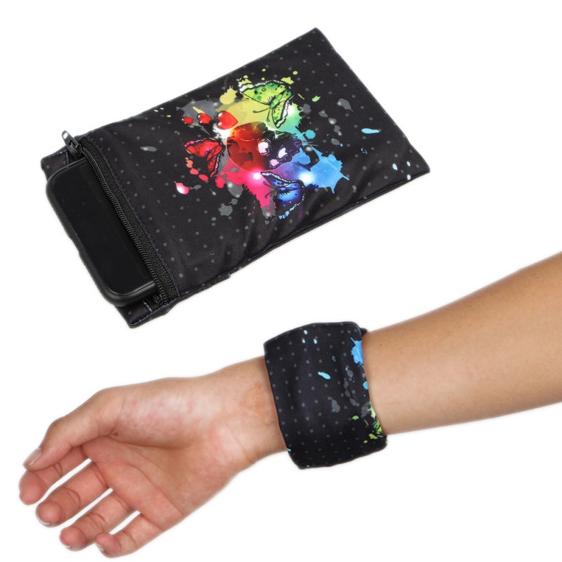 

Elastic Armband Belt Portable Sport Wrist Arm Bag Fitness Running Pouch Phone Holder Pack Sports Bags For Cycling 2020 NEW, Size m blue