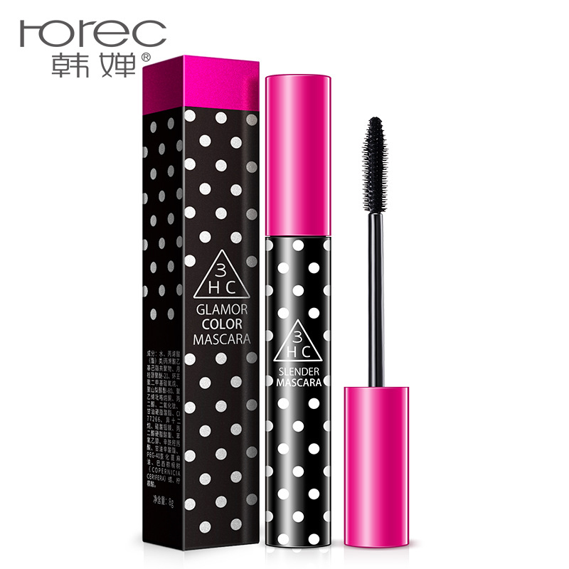 

4D Smudge-proof Mascara Waterproof Eyelash Fiber Black Ink Rimel Curling Eye Lash lengthening Makeup Extension Volume Mascara, 01