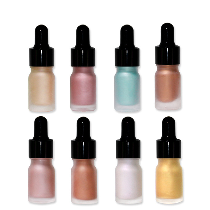 

8 colors Liquid Highlighter Concealer Foundation Lasting face Contour Bronzers & Highlighters Facial cosmetics Face shape modification