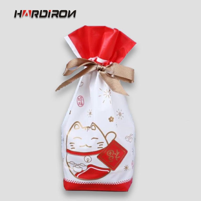 

HARDIRON Drawstring Plastic Bag Candy Cookies Pouch Birthday Party Wedding Decor Packaging Packet Free Delivery