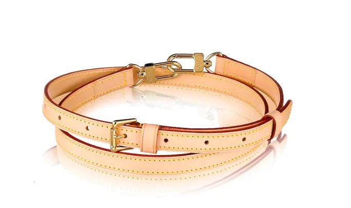 

Top Grade Bag Part Genuine Calf Leather ADJUSTABLE SHOULDER STRAP 16 MM VVN J52312 Oxidize into Darker Patina Color over time