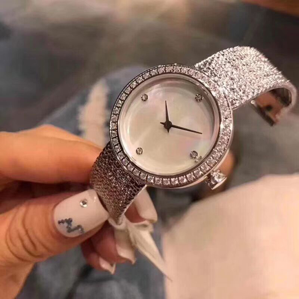 

2019 New Fashion Women Watches White Shell Dial Reloj Mujer Ladies Wristwatch Ultra-thin Stainless Steel Strap Quartz Montre Femme Gift, Gold