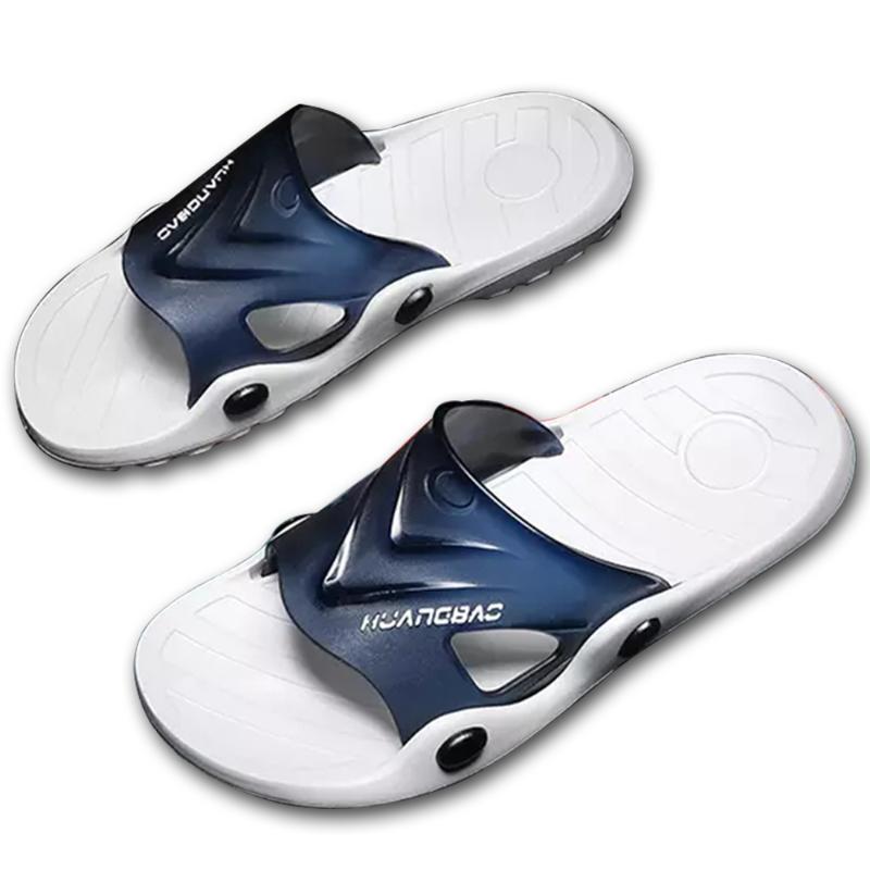 

New Summer Flip Flops Men Shoes Walking Slippers Casual indoor Bathroom Fashion Slippers, Black