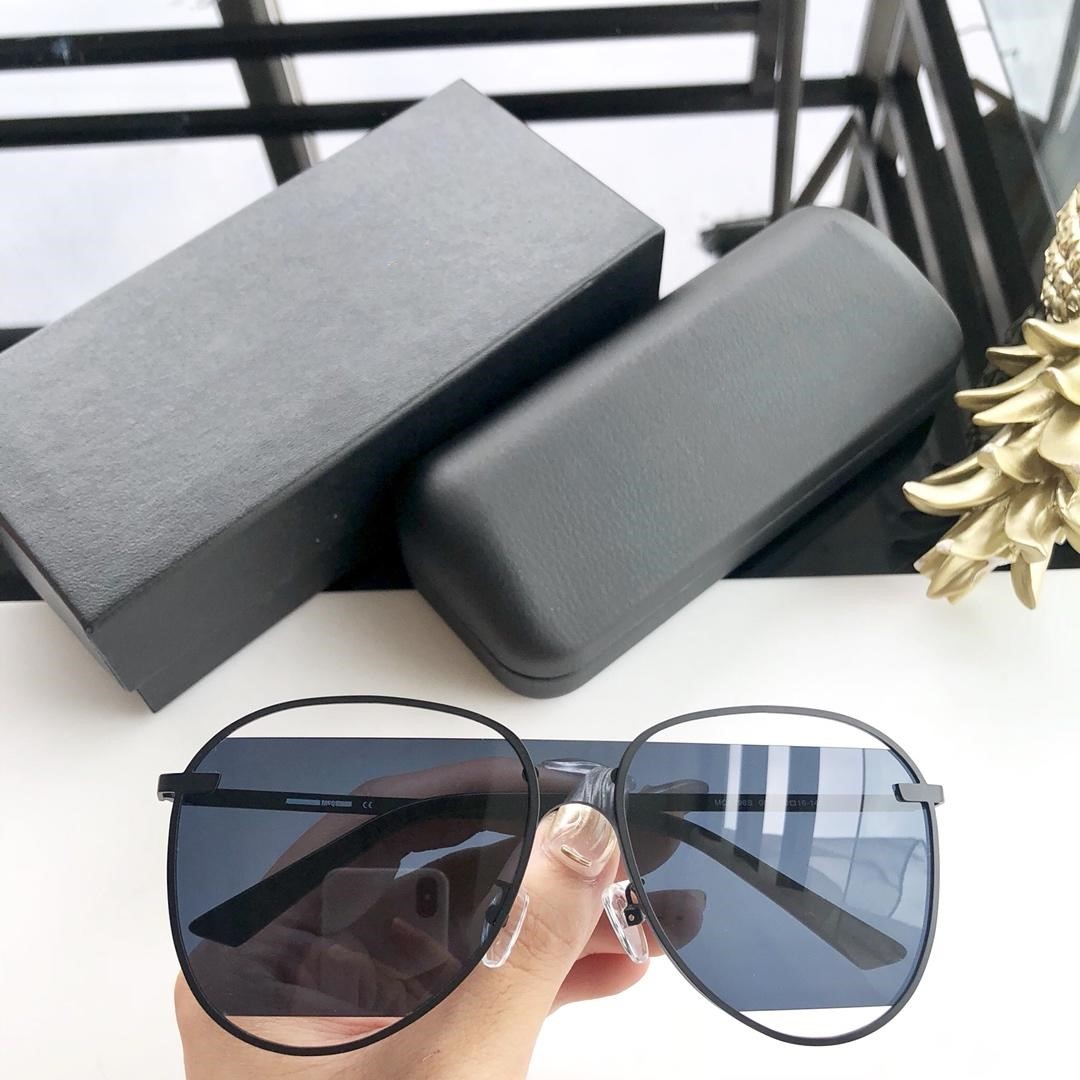 

Designed sunglasses - new 2019 AM0193S for both men and women size 60-16-140 with box, White;black