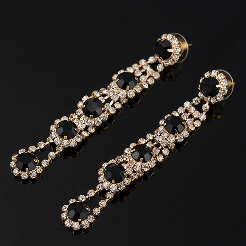 

Earring Product Novel Set Crystal Full Bore Ear Nail Earrings