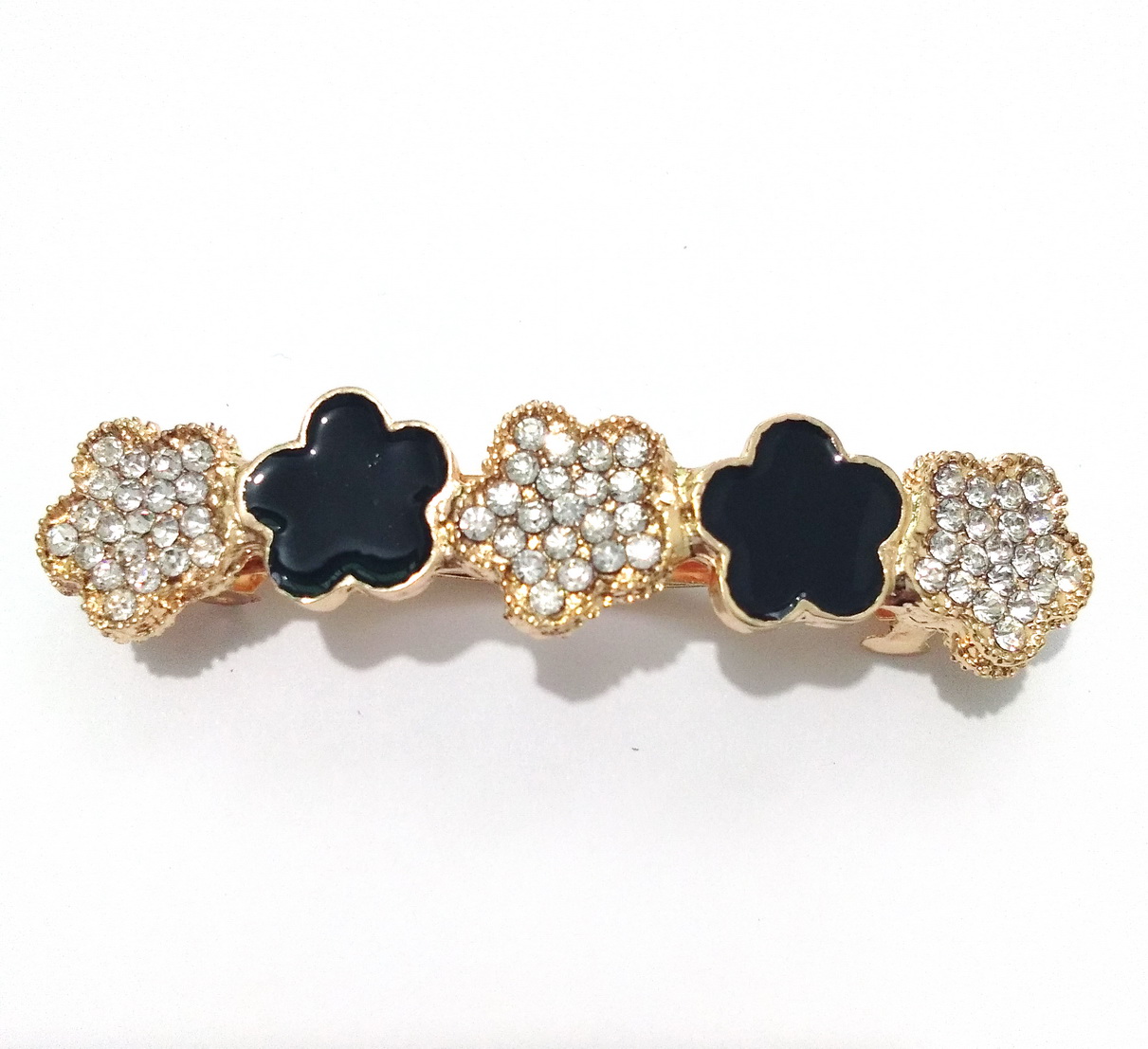 

Fashion Pearl Hair Clip Crystal Rhinestones Bobby Pin Epoxy Barrette Stick Hairpin For Women Tool Designer Hair Styling Accessories, Golden;silver