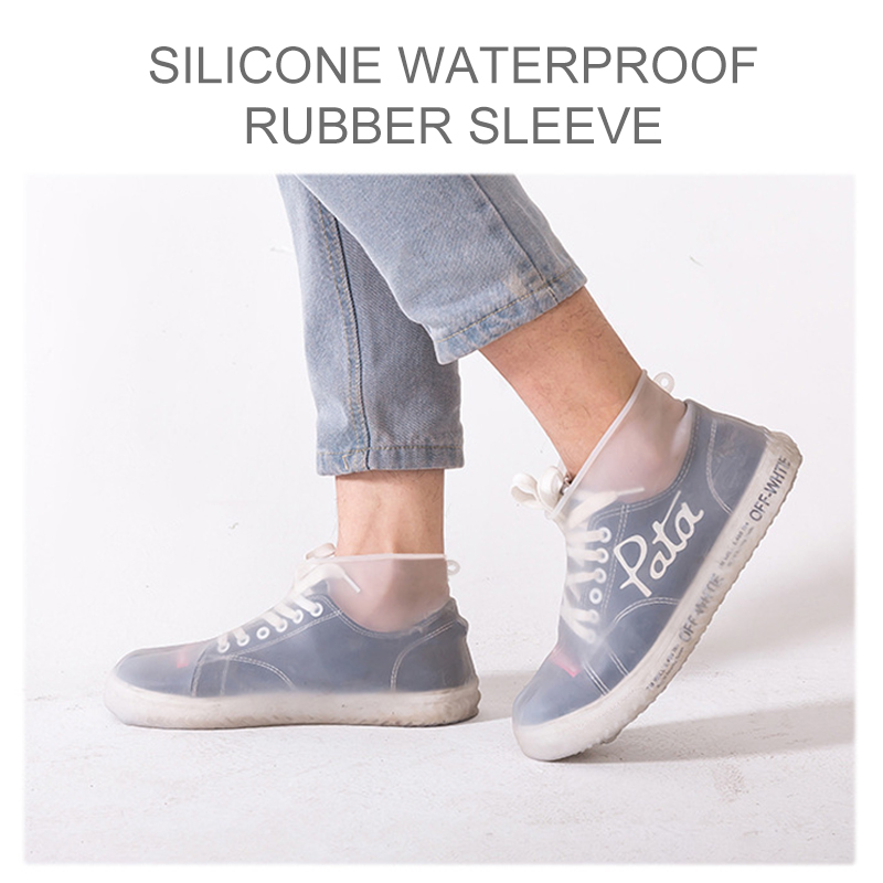 

Silicone Waterproof Shoe Cover Outdoor Rainproof Hiking Skid-proof Shoe Covers