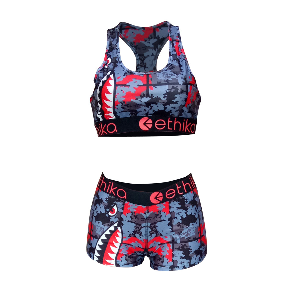 2020 Ethika Women Designer Swimsuit Crop Top Vest Swim Shorts Trunks