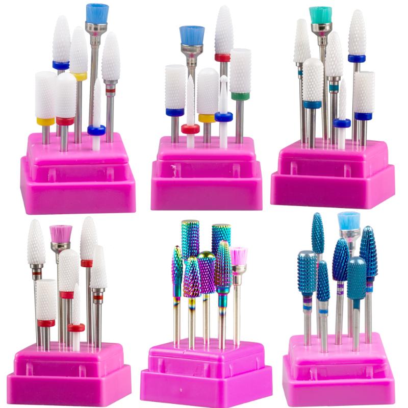 

Milling Cutter For Manicure Set Nail Drill Bits for Electric Manicure Machine Accessories Mill Cutters Pedicure Nail Files Tools