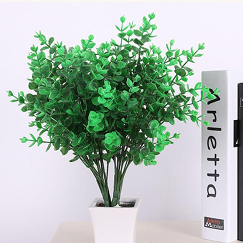 

Newly Artificial Plants Indoor Outdoor Fake Leaf Foliage Bush Home Office Garden Party Decor, C144