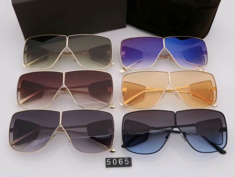 

Luxury Top Qualtiy New Fashion 5065 Tom Sunglasses For Man Woman Erika Eyewear Ford Designer Brand Sun Glasses With Original Box tom002