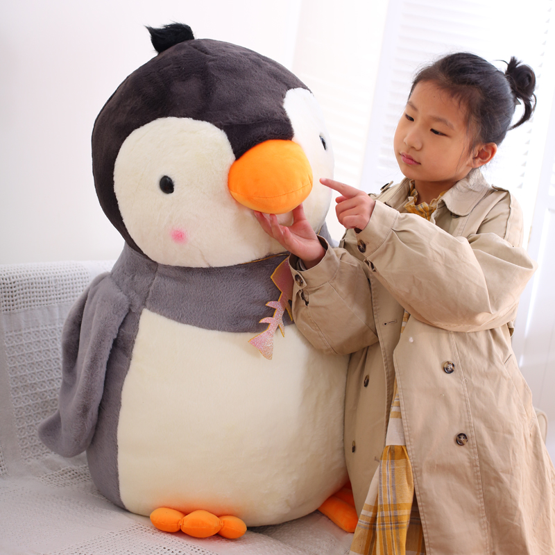 

Cute Animal Penguin Doll Large Penguin Plush Toy Pillow Zoo Aquarium Doll Decoration Birthday Gift 35inch 90cm DY50858, Model 1